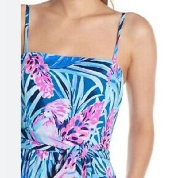 Lilly Pulitzer Blue and Pink Maxi Dress - Picture 12 of 14